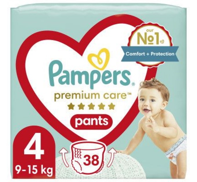 Pampers Підгузки Pampers Premium Care Pants Maxi Розмір 4 (9-15 кг) 38 шт (8001090759832)