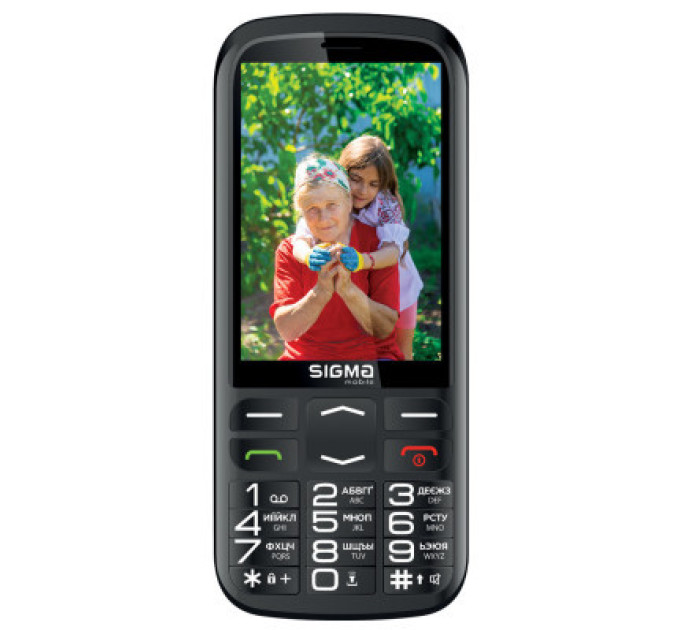 Sigma Мобільний телефон Sigma Comfort 50 Optima Type-C Black (4827798122310)