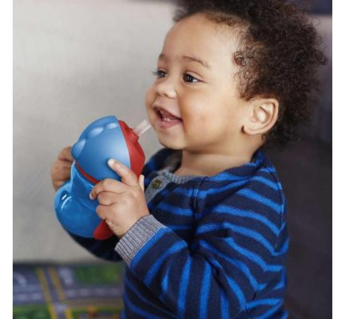 Philips AVENT Поїльник-непроливайка Philips AVENT з трубочкою 210 мл 9 міс+, синій (SCF796/01)