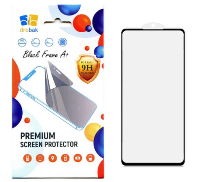 Drobak Скло захисне Drobak Google Pixel 7 Black Frame A+ (717162)