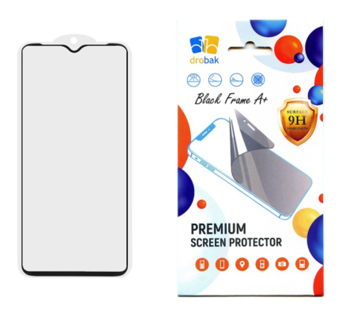 Drobak Скло захисне Drobak Motorola E13 Black Frame A+ (717142)