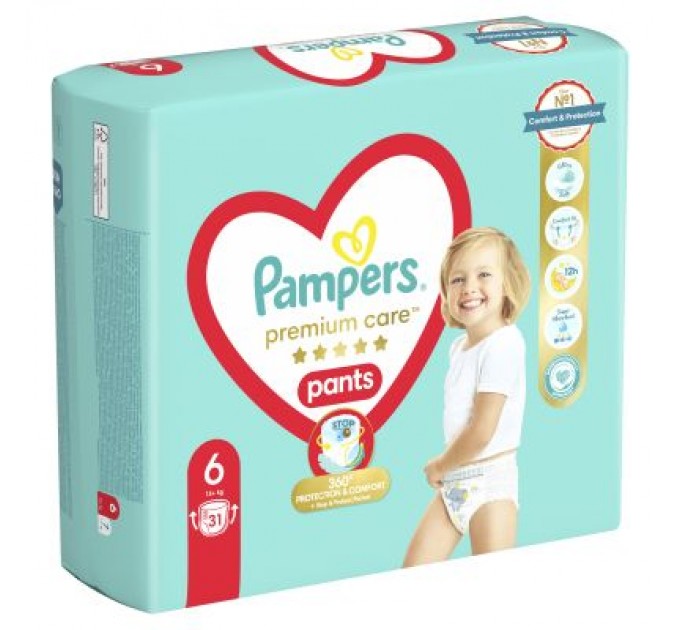 Pampers Підгузки Pampers Premium Care Pants Extra Large (15+ кг), 31 шт. (8001090759917)
