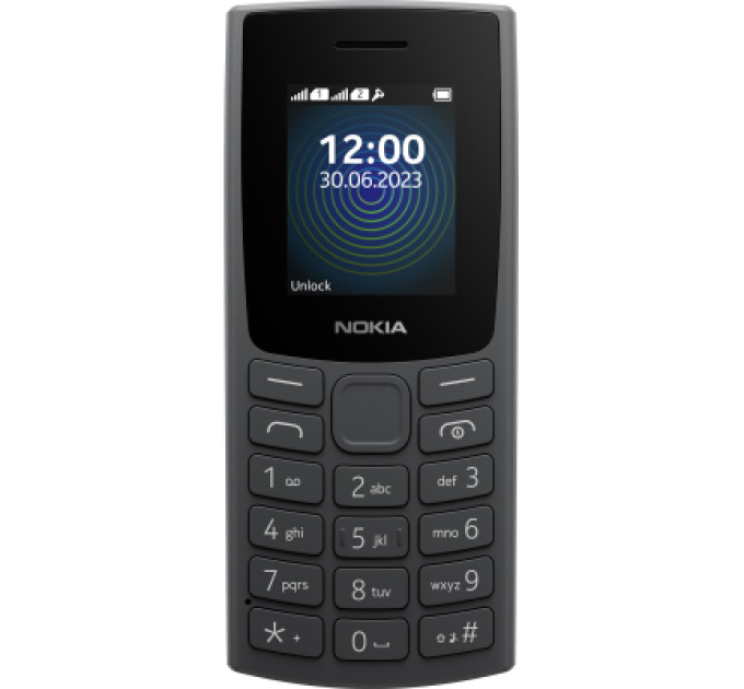Nokia Мобільний телефон Nokia 110 DS 2023 Charcoal (1GF019FPA2C01)
