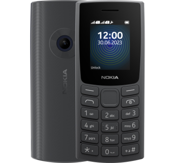 Nokia Мобільний телефон Nokia 110 DS 2023 Charcoal (1GF019FPA2C01)