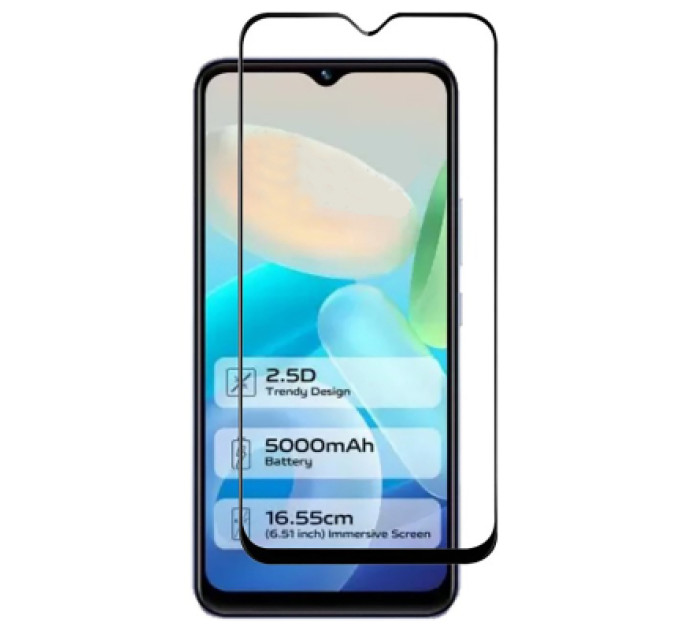 BeCover Скло захисне BeCover Vivo Y02/Y02A Black (709275)