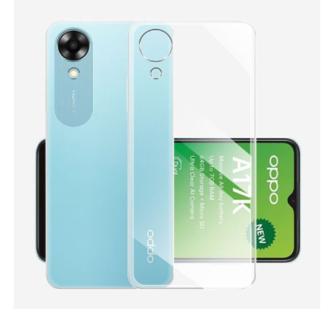 BeCover Чохол до мобільного телефона BeCover Oppo A17k 4G Transparancy (709301)