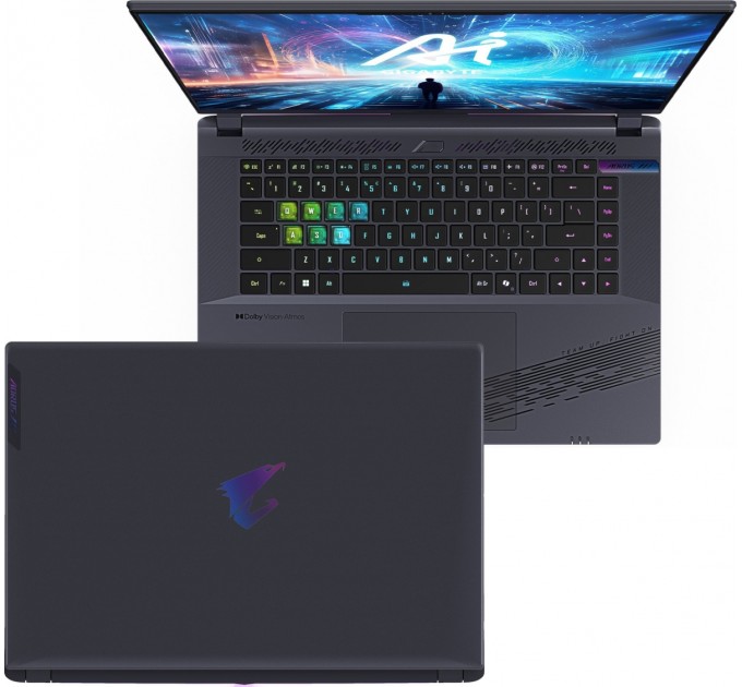 GIGABYTE Ноутбук Gigabyte Aorus 16X 9KG 2024 (AORUS 16X 9KG-43UAC54SD) Midnight Gray