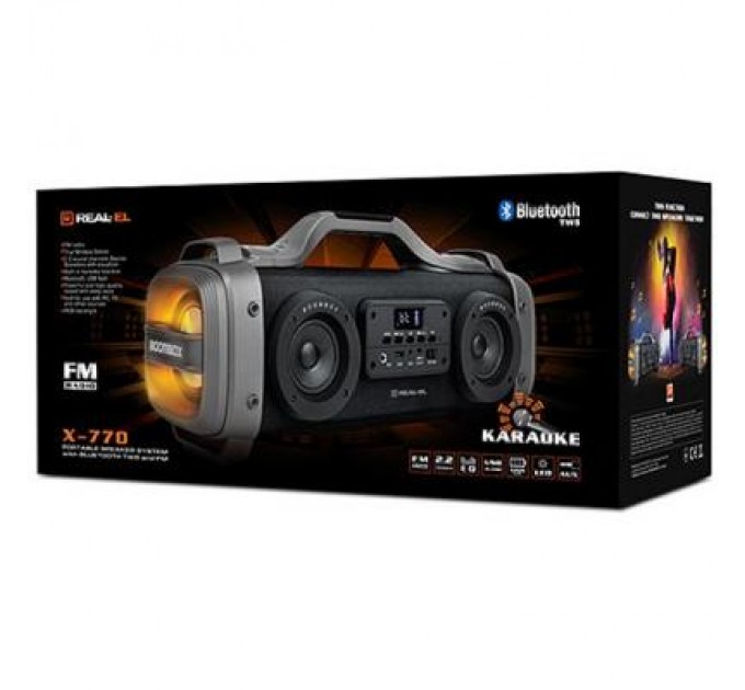REAL-EL Акустична система REAL-EL X-770 Black