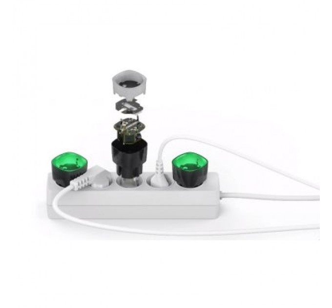 Ajax Розумна розетка Ajax Socket чорна