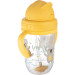 Canpol babies Поїльник-непроливайка Canpol babies Exotic Animals з трубочкою і обтяжувачем 270 мл Жовта (56/606_yel)