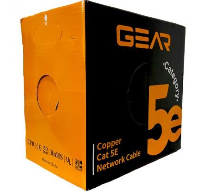 GEAR Кабель мережевий GEAR FTP 305м, cat.6, CU, 4*2*0,51, Reelex, indoor (GEC-FTPC6CUR051305)