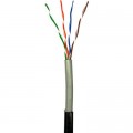 GEAR Кабель мережевий GEAR UTP 305м, cat.6, CCA, 4*2*0,51, PVC+PE, outdoor (GEC-UTPC6CCAOUT051305)