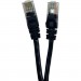 GEAR Патч-корд 0.25м UTP cat.6, CCA,24AWG, black GEAR (GPC-UTPC6CCARJ45-0.25B)
