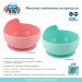 Canpol babies Тарілка дитяча Canpol babies силіконова на присосці - рожева (51/400_pin)