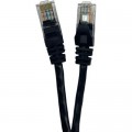 GEAR Патч-корд 0.25м UTP cat.5e, CCA, 24AWG, black GEAR (GPC-UTPCCARJ45-0.25B)