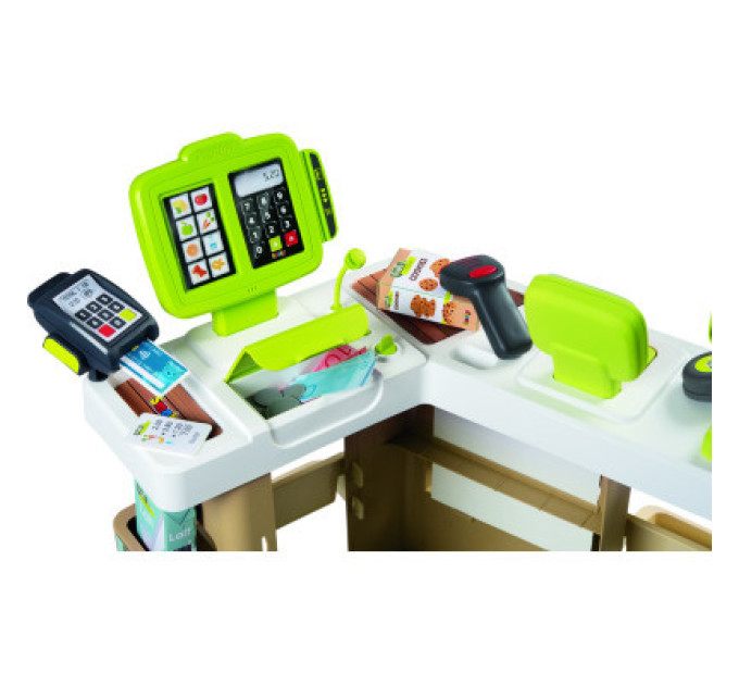 Smoby Ігровий набір Smoby Інтерактивний супермаркет Фреш з кошиком та сканером зі світловими та звуковими ефектами (350233)