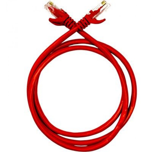 GEAR Патч-корд 0.5м UTP cat.5e, CCA, 24AWG, red GEAR (GPC-UTPCCARJ45-0.5R)