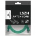 Cablexpert Патч-корд 3м S/FTP Cat 6A CU LSZH green Cablexpert (PP6A-LSZHCU-G-3M)