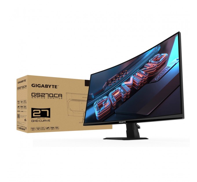 GIGABYTE Монітор Gigabyte 27" GS27QCA VA Black 180Hz Curved