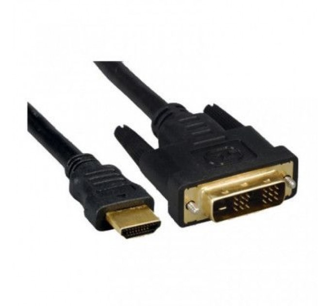 Cablexpert Кабель мультимедійний HDMI to DVI 18+1pin M, 4.5m Cablexpert (CC-HDMI-DVI-15)
