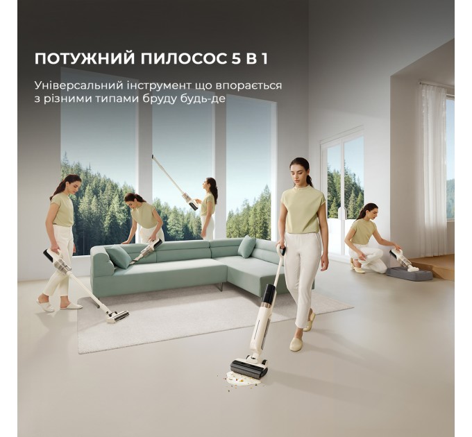 Dreame Акумуляторний миючий пилосос Dreame Mova K30 Mix (HMV24A)