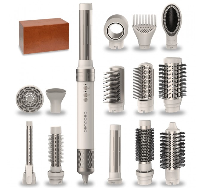 Cecotec Стайлер Cecotec Bamba CeramicCare 14in1 AirGlam Champagne (CCTC-00252)