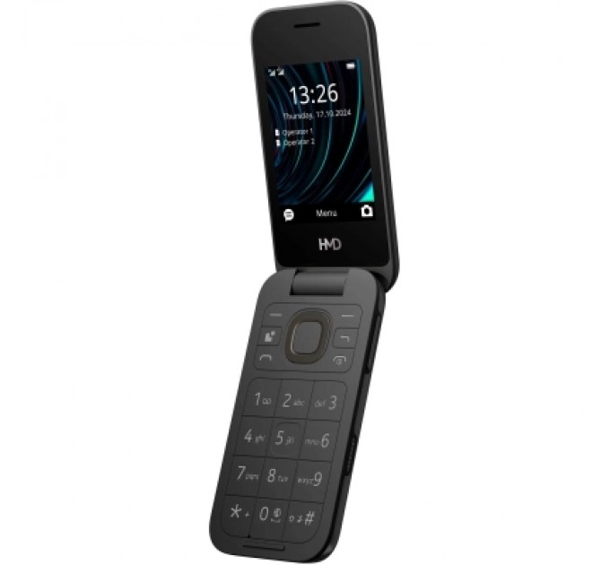 HMD Мобільний телефон HMD 2660 4G Flip DS Black