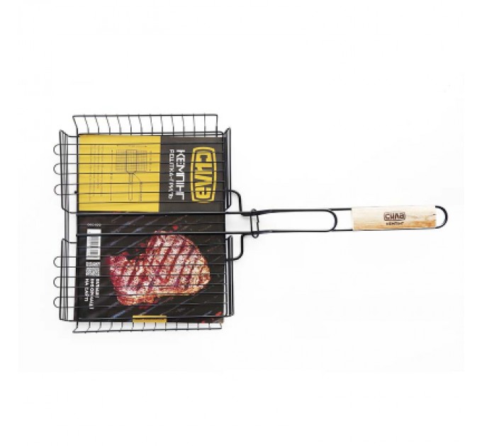 СИЛА Решітка для гриля СИЛА з високим бортом 56x31x24x5,5см (960400)