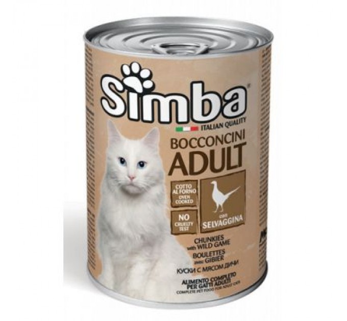 Simba Консерви для котів Simba Cat Wet дичина 415 г (8009470009539)