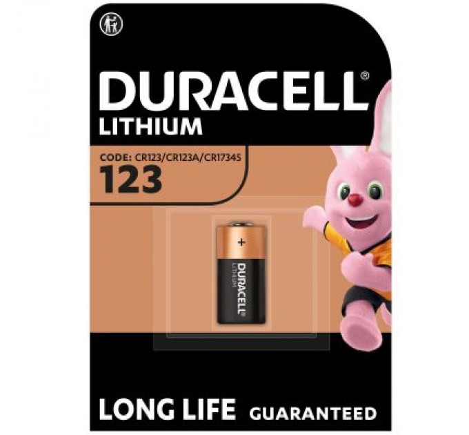Duracell Батарейка Duracell CR 123 / DL 123 * 1 (5000394123106 / 5000784)