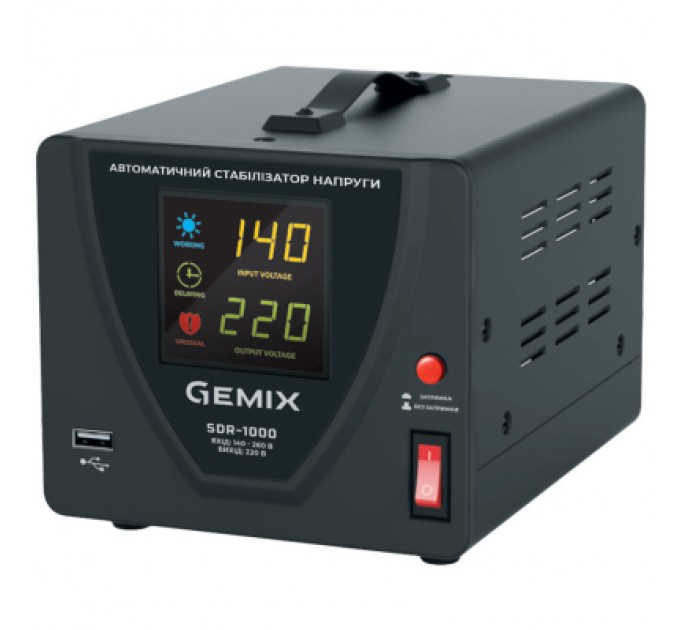 Gemix Стабілізатор Gemix SDR-1000 (SDR1000.700W)