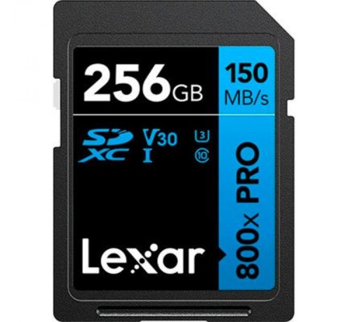 Lexar Карта пам'яті Lexar 256GB SDXC class 10 UHS-I (LSD0800P256G-BNNNG)