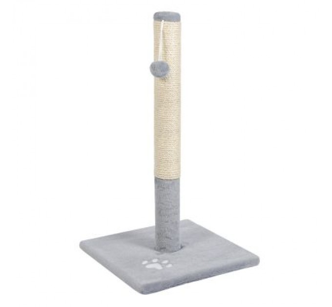 Природа Дряпка (кігтеточка) для котів Природа Д01 стовпчик 67 см (сіра) (4820157402825)