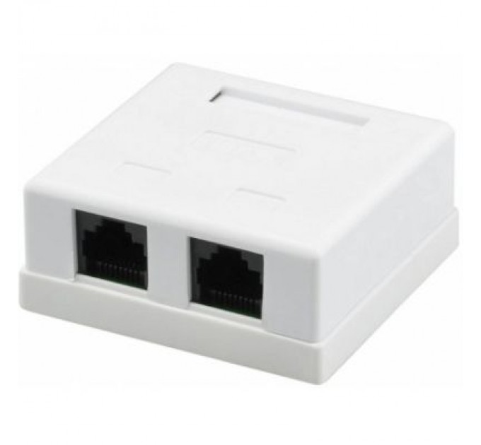 Kingda Комп'ютерна розетка RJ45x2 UTP cat.5e Kingda (KD-WP6035-C5e)