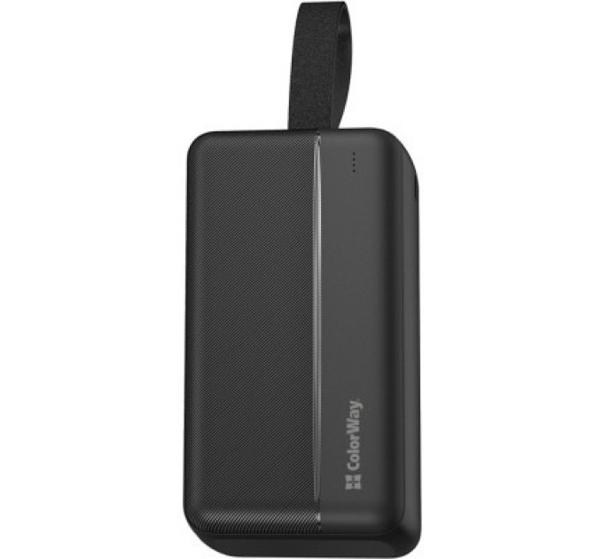 ColorWay Батарея універсальна ColorWay 30 000 mAh High-power 2 PD/20W, QC/3.0, USB-C/Micro-USB (CW-PB300LPC2BK-PD)