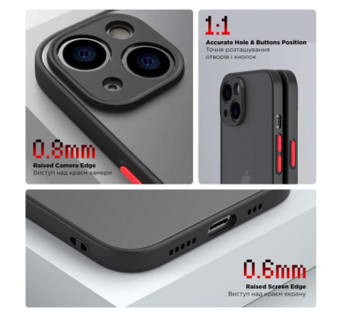 Armorstandart Чохол до мобільного телефона Armorstandart Frosted Matte Tecno Spark 10 Pro (KI7) Black (ARM70501)