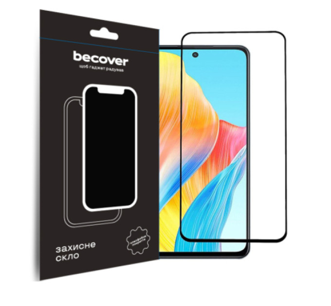 BeCover Скло захисне BeCover Oppo A98 5G Black (709772)