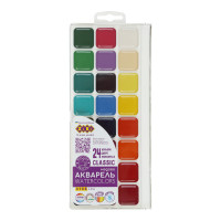 Акварельні фарби ZiBi KIDS Line -2 Classic 24 кольора (ZB.6587)