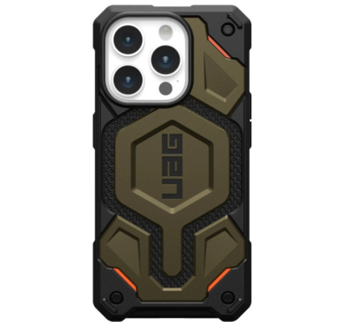 UAG Чохол до мобільного телефона UAG Apple iPhone 15 Pro Monarch Pro Magsafe, Kevlar Elemental Green (11422111397B)