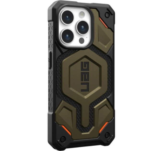 UAG Чохол до мобільного телефона UAG Apple iPhone 15 Pro Monarch Pro Magsafe, Kevlar Elemental Green (11422111397B)