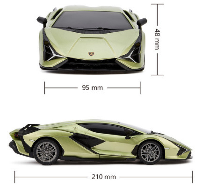 KS Drive Радіокерована іграшка KS Drive Lamborghini Sian 1:24, 2.4Ghz зелений (124GLSG)