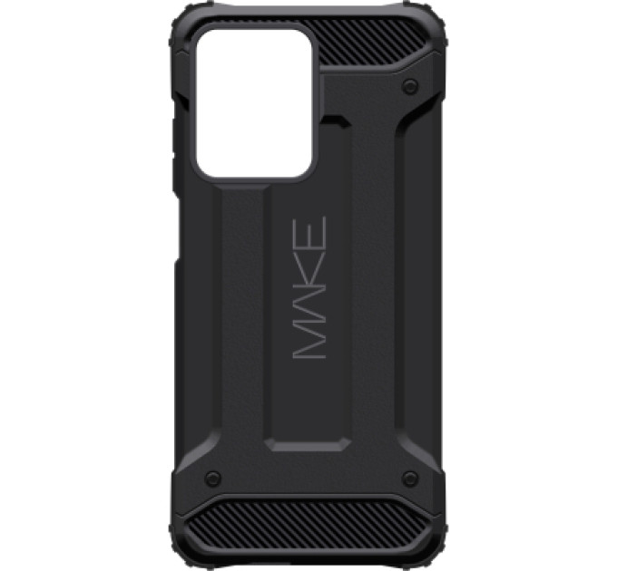 MAKE Чохол до мобільного телефона MAKE Xiaomi Redmi Note 12 Pro Panzer Black (MCN-XRN12PBK)
