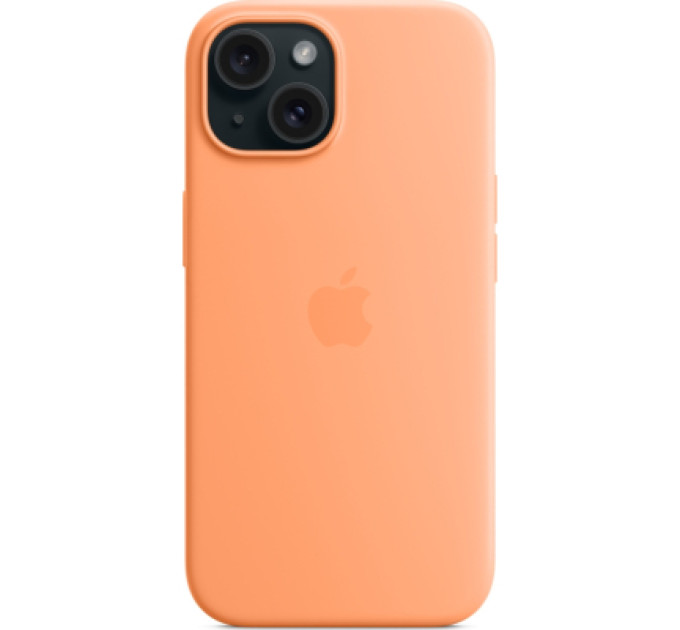 Apple Чохол до мобільного телефона Apple iPhone 15 Silicone Case with MagSafe Orange Sorbet (MT0W3ZM/A)