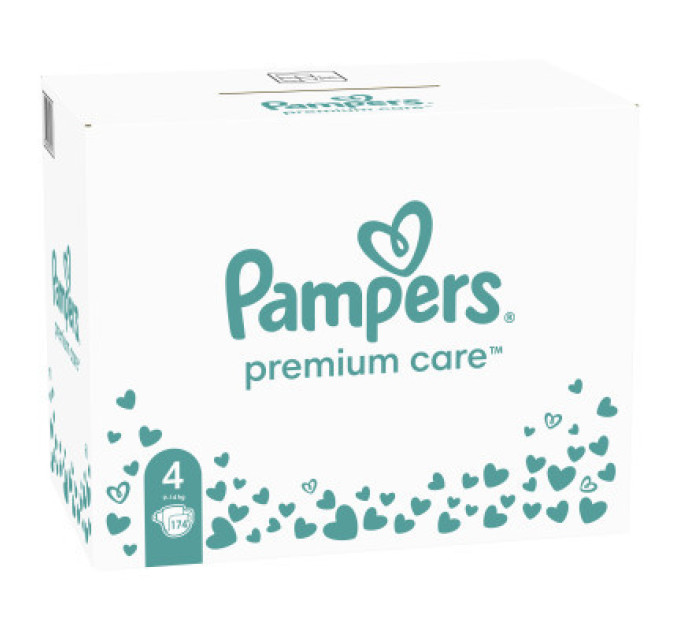 Pampers Підгузки Pampers Premium Care Розмір 4 (9-14 кг) 174 шт (8006540855935)