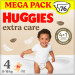 Huggies Підгузки Huggies Extra Care Size Розмір 4 (8-16 кг) 76 шт (5029053583167)
