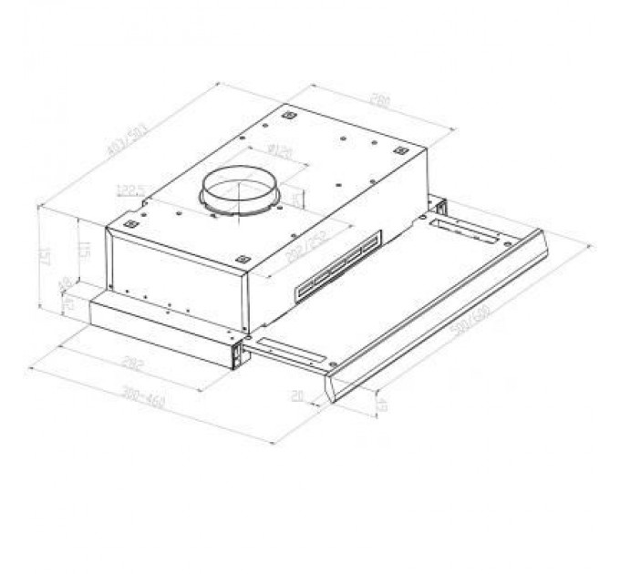 Pyramida Витяжка кухонна Pyramida TLX1-60 SL