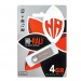 Hi-Rali Флеш-накопичувач USB 4GB Hi-Rali Shuttle Series Silver (HI-4GBSHSL)