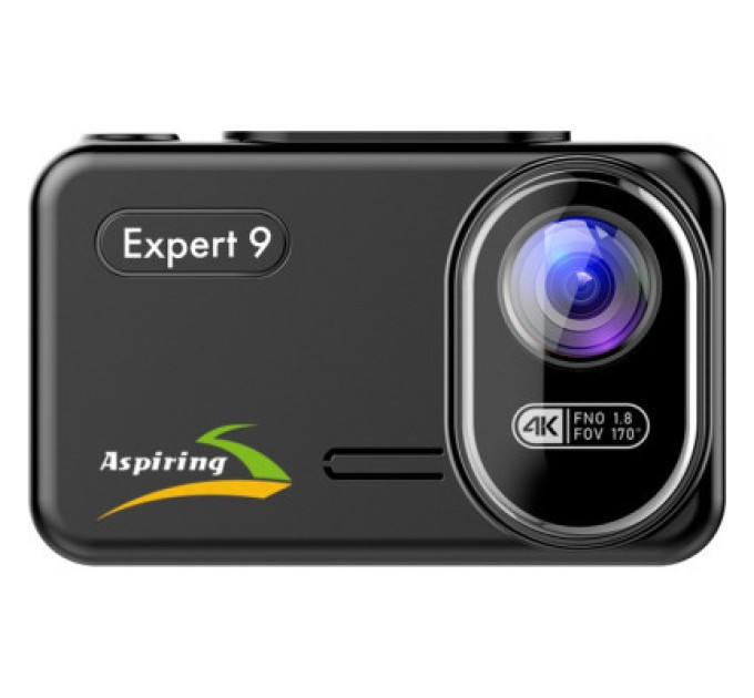 Aspiring Відеореєстратор Aspiring Expert 9 Speedcam, WI-FI, GPS, 2K, 2 cameras (Aspiring Expert 9 Speedcam, WI-FI, GPS, 2K, 2 cameras)