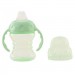 Baby Team Поїльник-непроливайка Baby Team зі спаутом і ручками 180 мл (5022_м'ятний)