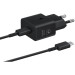 Samsung Зарядний пристрій Samsung 25W Power Adapter (w C to C Cable) Black (EP-T2510XBEGEU)